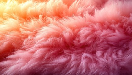 Wall Mural - Pink and orange fluffy texture background image