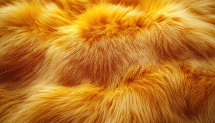 Wall Mural - Golden Fur Texture Close Up Image