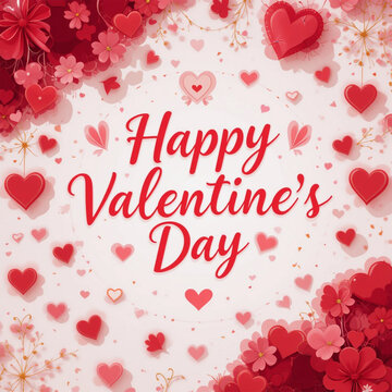 Happy Valentines Day Design banner