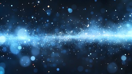 Aufkleber - Breathtaking cosmic landscape showcasing a mesmerizing night sky filled with glittering stars swirling nebulae and captivating celestial phenomena  This stunning digital evokes a sense of wonder