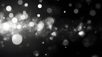 Leinwandbilder - Captivating Cosmic Glimmer   Ethereal Starry Night Sky with Shimmering Particles of Light Creating a Mesmerizing and Magical Atmosphere of Wonder and Mystery