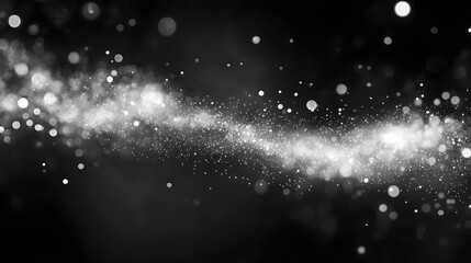 Aufkleber - Mesmerizing Cosmic Landscape with Glowing Nebulae and Sparkling Stars in the Mysterious Night Sky