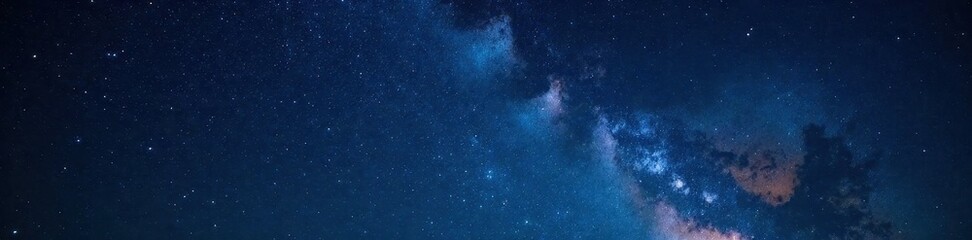 Wall Mural - Vast, dark night sky brimming with countless stars , discovery, astronomy