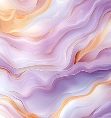 Poster - A stunning abstract gradient texture featuring flowing waves in soft pastel colors. Perfect for backgrounds, digital art, and creative projects aiming for an elegant touch.