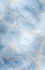 Poster - A stunning blue marble texture with delicate lines and subtle variations. Ideal for backgrounds, web design, or artistic projects, adding a modern and elegant touch.