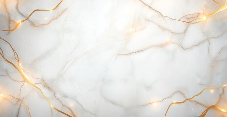 Poster - A stunning marble texture with subtle golden vein details. Ideal for backgrounds, textile designs, and elegant decor projects. This image adds a touch of luxury to any visual.