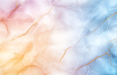 Poster - A vibrant abstract background showcasing a blend of pastel colors with soft gradients. The image features delicate lines and textures, perfect for artistic and creative projects.