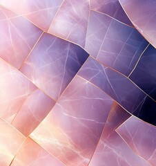 Poster - Abstract design featuring layered translucent shapes in soft pastel hues, creating a serene and harmonious visual experience suitable for backgrounds and modern artwork.