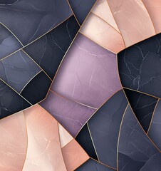 Poster - Abstract geometric texture featuring a blend of dark and light hues, creating a modern and sophisticated visual style. Ideal for backgrounds, web design, or artistic projects.
