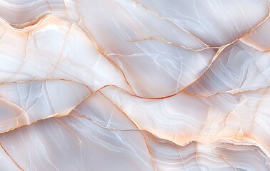 Poster - Beautiful marble onyx stone texture with soft waves and a blend of light colors. Perfect for backgrounds, design projects, and artistic endeavors.