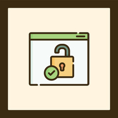 Poster - Verified Account Icon: Secure Online Access