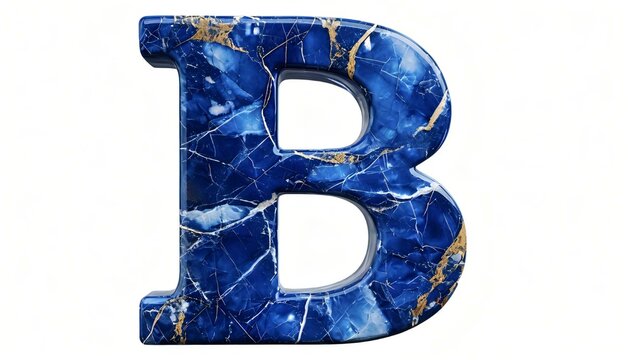 Blue letter B 