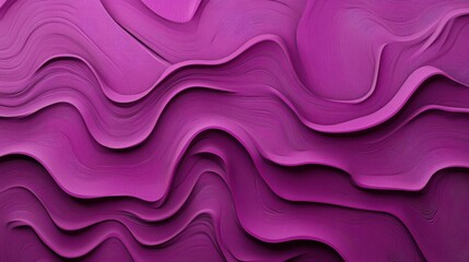 Wall Mural - Artistic ripple effects over a vibrant purple surface