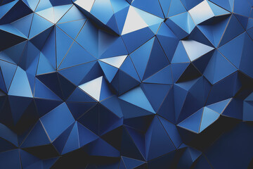 Fototapete - Abstract Background Abstract Dark Blue Background Polygon luxury background and modern background.