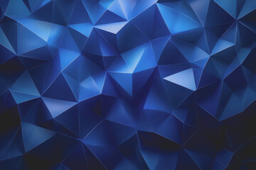 Fototapete - Abstract Background Abstract Dark Blue Background Polygon luxury background and modern background.
