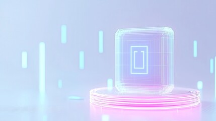 Poster - Cybersecurity Threat Tracker, AI-driven platform enhances risk assessment, streamlines security responses, 3D vector design, minimalist backdrop, clean and spacious environment