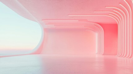 Poster - AI-Driven Workplace Trends, an innovative system analyzing remote work adoption, enhancing organizational strategies, featuring a minimalist 3D vector in a clean, open environment