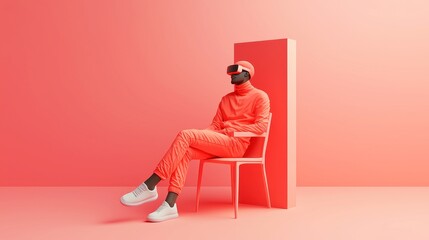 Poster - Influencer Economy Analyzer, AI-driven tool for understanding influencer dynamics, enhancing brand partnerships, featuring a sleek 3D vector in a minimalist environment with ample free space