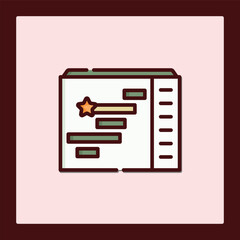 Poster - Prioritized Task List Icon: Streamlined Project Management