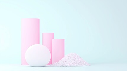 Poster - AI Raw Material Cost Forecasting, advanced software predicts material expenses, enhances procurement efficiency, minimalist design, clear space for optimal focus, 3D vector illustration
