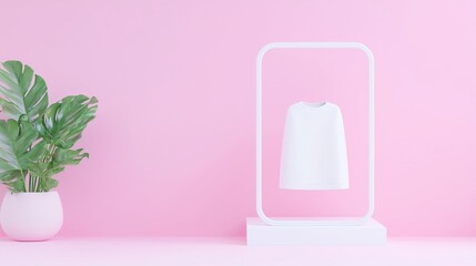 Poster - AI Retail Assistant, an innovative tool analyzing discounting trends to enhance seasonal sales strategies, presented in a sleek 3D vector with a minimalist backdrop for clarity.