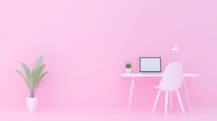 Poster - AI Learning Trend Analyzer, an innovative tool that evaluates online education patterns, optimizing e-learning platform strategies, featuring a minimalist 3D vector design with ample free space.