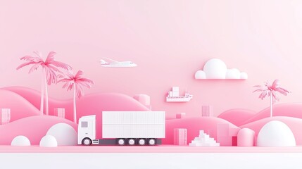 Poster - ai shipping optimizer, advanced tool analyzes global shipping trends, enhances freight efficiency, s