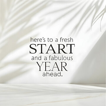 A sleek white background with elegant typography, showcasing a minimalist design.
