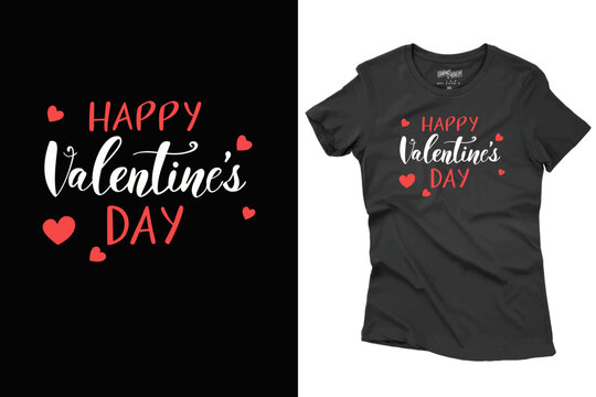 Valentine's Day T Shirt Design Illustration For Print, Poster, Card, Mug, Bag, Invitation.