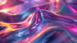 © Emiliia - Dynamic iridescent gradient waves create an abstract background filled with vibrant colors and flowing patterns