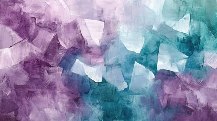 Poster - Soft pencil strokes create a serene abstract landscape with gentle hues and torn edges for an evocative artistic expression