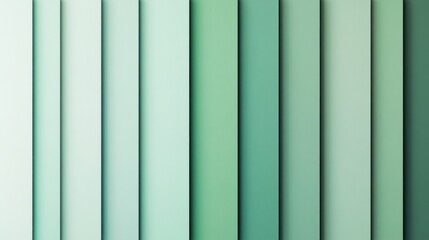 Aufkleber - Smooth gradient background transitioning from pastel mint to deeper shades of green creates a serene and calming effect for various applications
