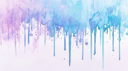 Leinwandbilder - Saturated drips of abstract pencil strokes create a captivating backdrop with vibrant colors merging together