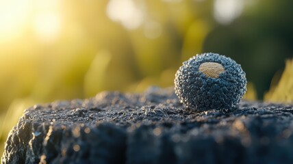 Poster - Microscopic Visualization of Cellular Life Forms with Detailed Textures and Colors