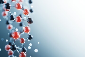 Poster - Detailed Microscopic View of DNA Replication Process in a Digital Format