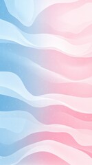 Poster - Soothing gradient background transitioning from soft blue to gentle pink with flowing abstract waves