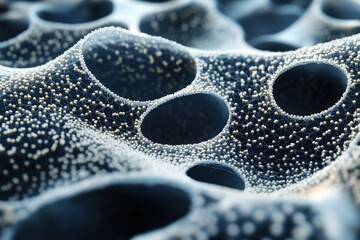 Poster - Nanoparticles create intricate patterns in an abstract formation