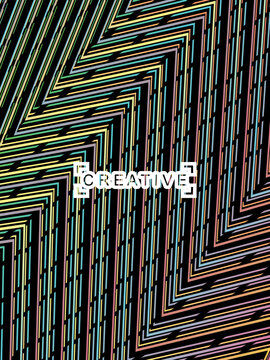 Futuristic abstract technology shining rainbow light lines on modern line pattern black background. Vector minimal line background with text for social media covers, headers, etc.