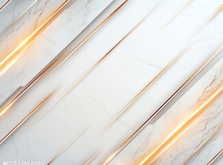 Poster - A modern abstract background featuring smooth metallic lines on a textured white surface, creating a sleek and sophisticated aesthetic ideal for various design projects.