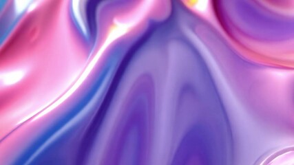 Poster - Exploring vibrant abstract textures with iridescent gradients and smooth surfaces in high-definition clarity