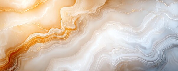 Poster - A stunning abstract background featuring a blend of warm and cool tones, showcasing fluid patterns that evoke creativity and tranquility, perfect for various design projects.