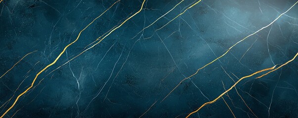 Poster - A stunning abstract background featuring rich dark tones with striking golden veins, perfect for use in modern design projects, wallpapers, and artistic presentations.
