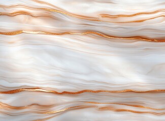 Poster - A stunning abstract background featuring smooth, flowing lines in shades of cream, beige, and orange