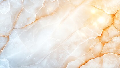Poster - A stunning abstract background showcasing a blend of light and dark marble textures. The elegant hues of white and orange create a serene atmosphere, perfect for artistic designs.