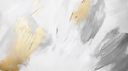 Poster - Minimalist white canvas with soft pencil strokes showcasing texture and contrast in an artistic workspace setting