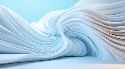 Poster - Shadows and light intertwining to form dynamic abstract patterns in a serene setting