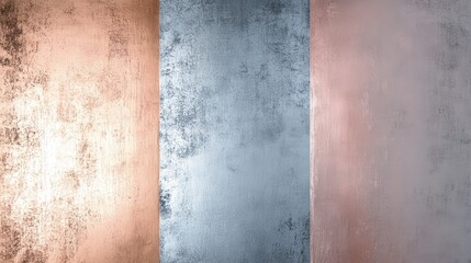 Poster - Textured metal background with blended colors reflecting modern design trends and materials