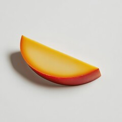 Poster - Wedge of gouda cheese showcasing creamy texture against a simple background for culinary presentation