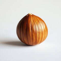 Poster - Roasted hazelnut showcasing a glossy brown shell, perfect for culinary delights and healthy snacking options