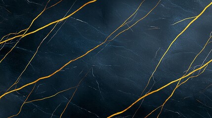 Poster - An abstract background featuring dynamic lines of gold against a dark surface. Perfect for design projects, wallpapers, and creating a sophisticated visual appeal.